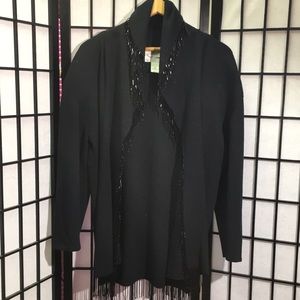 Vintage Sideeffects Sweater w/beads Size M